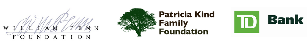 Annual Meeting sponsors - William Penn Foundation, Patricia Kind Family Foundation and TD Bank