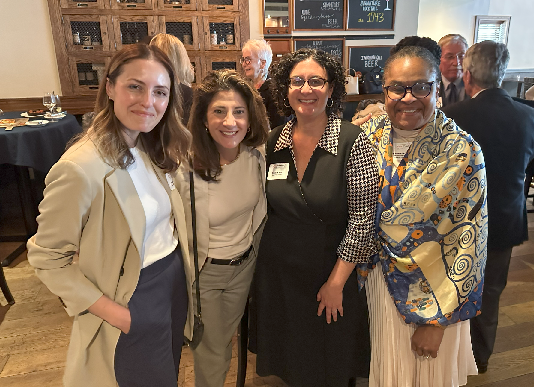 Emma Hertz, Diana Doherty, Nicole Tell and Christine Robinson