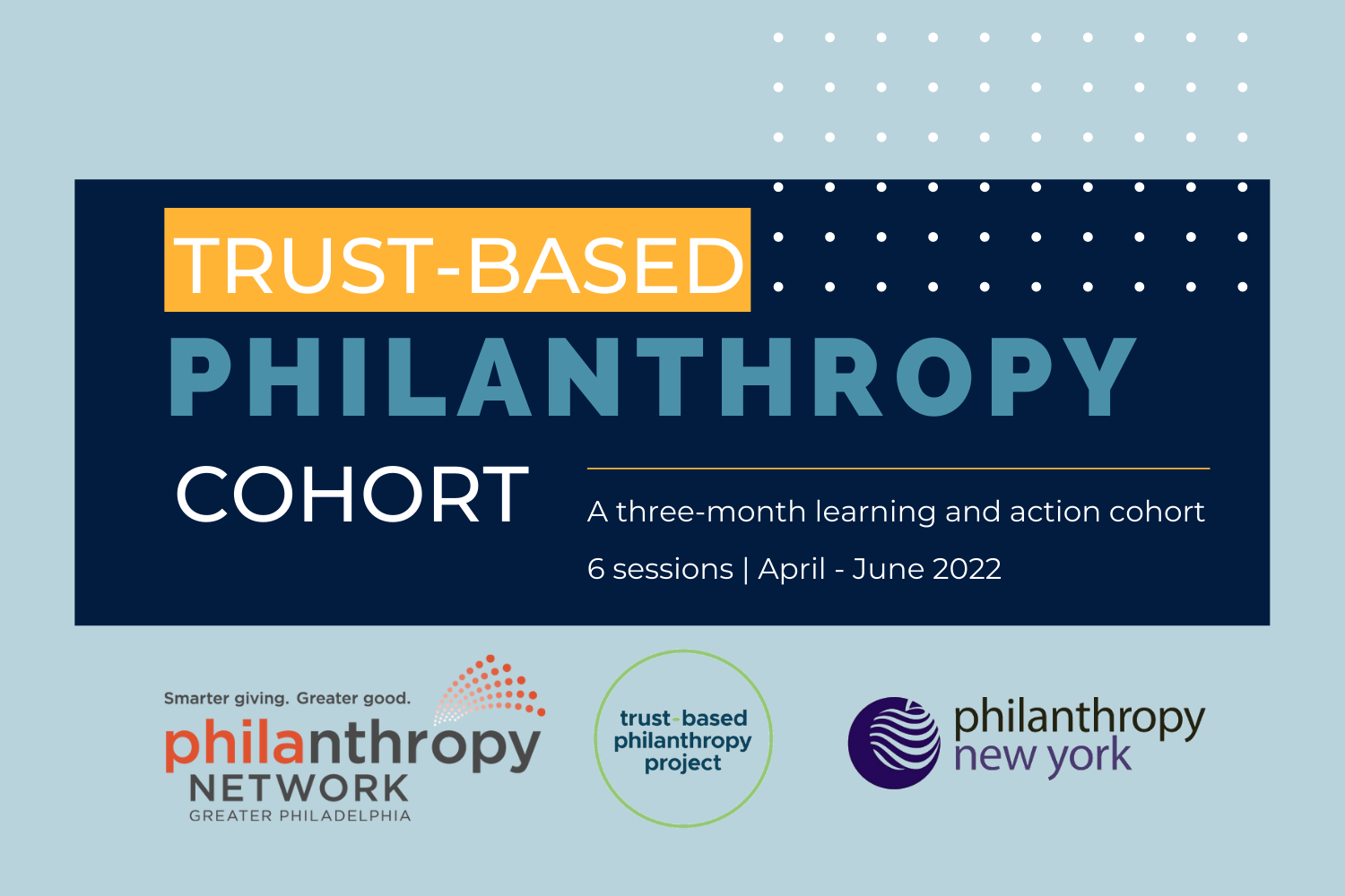 2022 Trust-Based Philanthropy Cohort