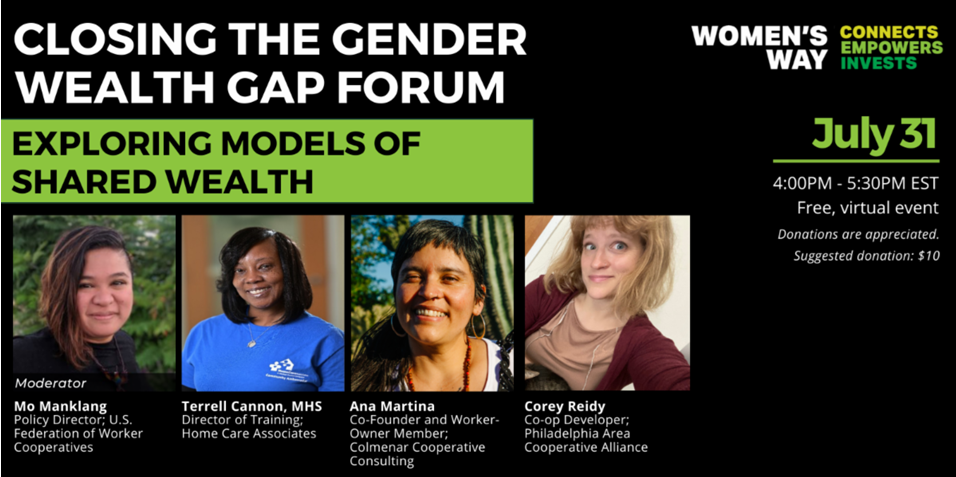 Closing the Gender Wealth Gap Forum: Exploring Models of Shared Wealth