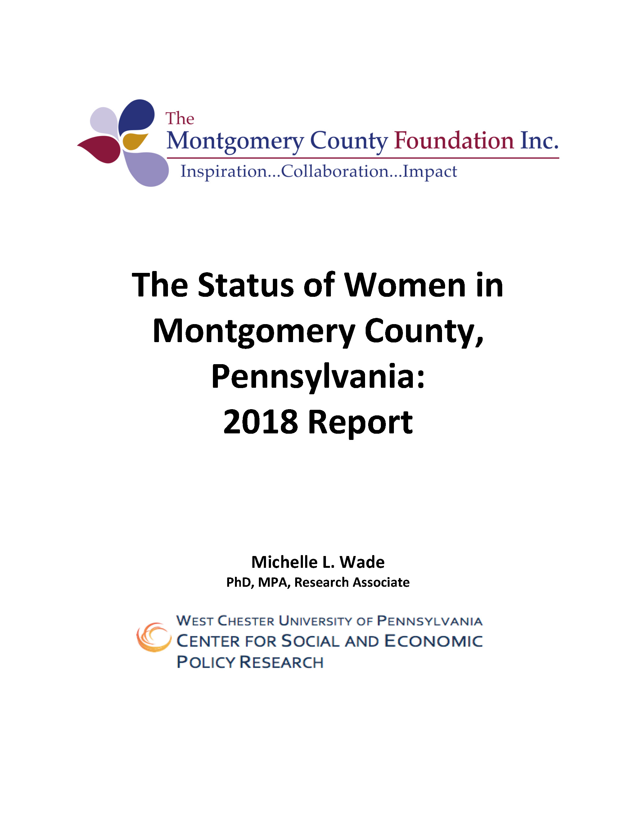 The Status of Women in Montgomery County, PA